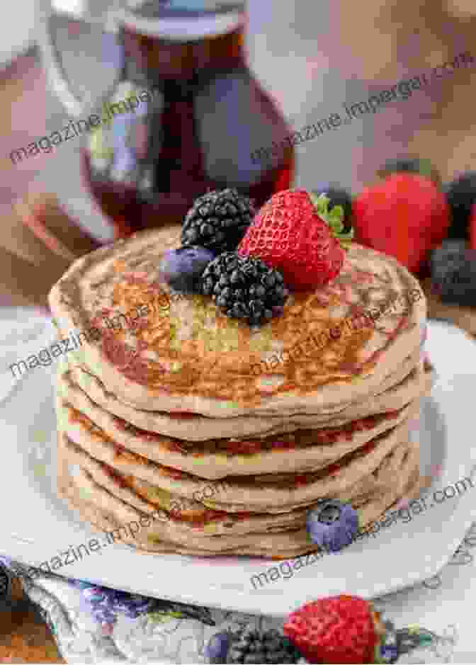 A Fluffy Stack Of Whole Wheat Pancakes Topped With Fresh Berries Easy To Make Weight Watchers Recipes: Weigh Watcher Cookbook: Cookbook