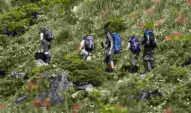 A Group Of Hikers Traversing A Rugged Mountain Trail, Accompanied By A Park Ranger. A Wild And Precious Life: A Memoir