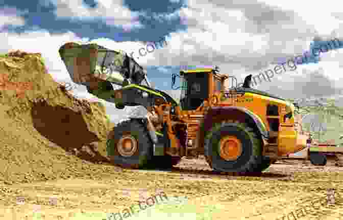 A Loader Moving Materials At A Construction Site World Of Excavators: Heavy Operating Machines Meeting In A World Of Work