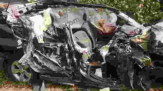 A Mangled Car After A Crash, Symbolizing The Aftermath Of A Traumatic Event After The Car Crash : A Comprehensive Guide For Victims And Attorneys To Recover Your Health And Protect Your Rights