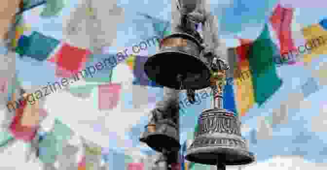 A Traditional Tibetan Monastery, With Intricate Architecture And Colorful Prayer Flags Fluttering In The Wind. Tibet Julian Bound