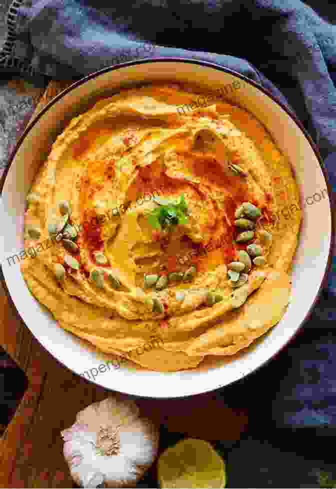 A Vibrant And Flavorful Sweet Potato Hummus Served With Fresh Vegetables Easy Vegan Sweet Potato Cookbook: 30+ Plant Based Recipes To Ease Digestive Issues And Manage Weight