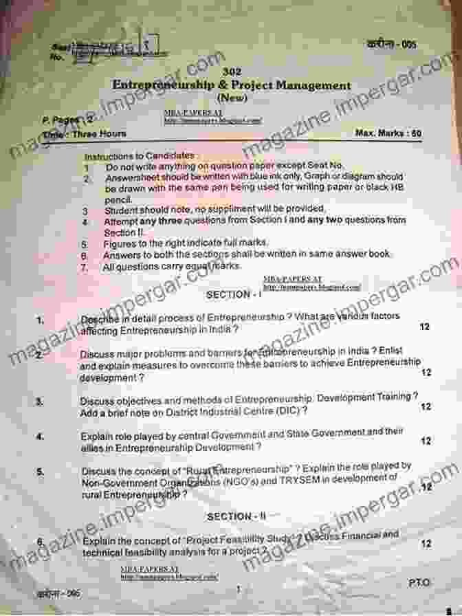 Business Organization And Management MBA Course Model Paper Business Organization And Management (MBA Course Model Paper 1)