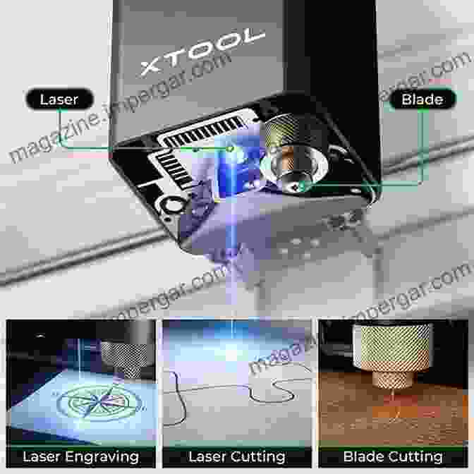 Close Up Of An Electronic Reducing Machine Engraving An Image Onto Vinyl CUTTING ELECTRONIC MACHINES FROM SILHOUETTE AND CRICUT: Electronic Reducing Machines Carve Photos Out Of Vinyl Card Stock Iron On Transfers