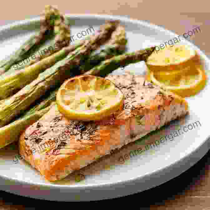 Grilled Salmon With Roasted Asparagus Delicious Easy College Cookbook: Over 100 Cheap And Easy Gourmet Recipes