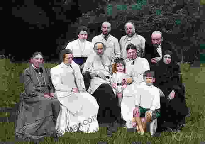 Leo Tolstoy With His Family Up From Serfdom: My Childhood And Youth In Russia 1804 1824