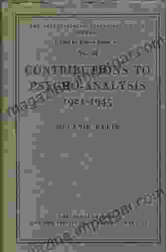 First Contributions To Psycho Analysis Judith V Jordan